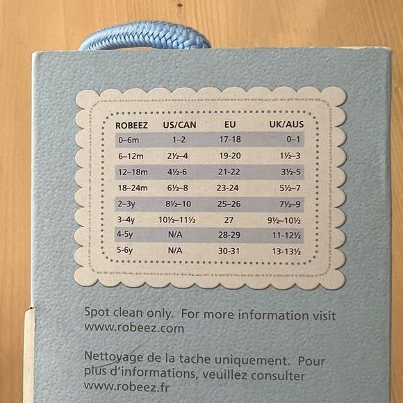 Baby Girl 0-6 Month  Robeez Leather Moccasin Shoes - Picture 9 of 9